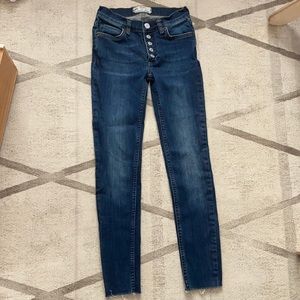 Size 24 Free People jeans.
